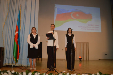 Balakən rayonunda Dövlət Suverenliyi Günü qeyd edilib