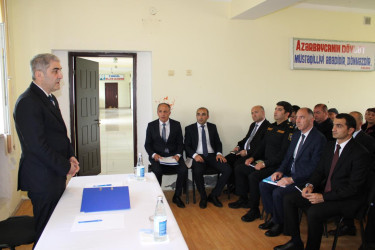 Beçaqar kəndində səyyar qəbul keçirilib