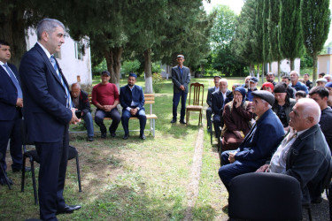 Növbəti səyyar qəbul Beretbinə kəndində keçirilib