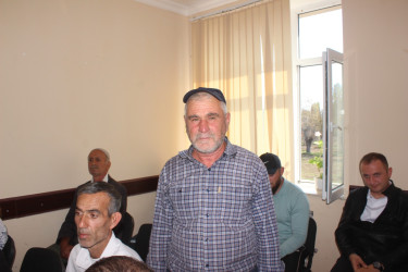 Balakən Rayon İcra Hakimiyyətinin başçısı İslam Rzayev  növbəti səyyar qəbulu Şambul kəndində keçirib