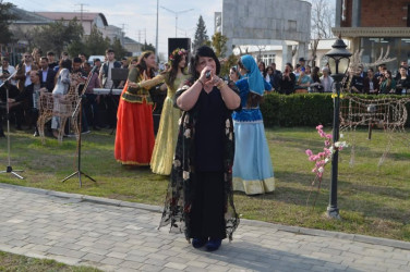 Balakən rayonunun Qabaqçöl qəsəbəsində Novruz şənliyi keçirilib