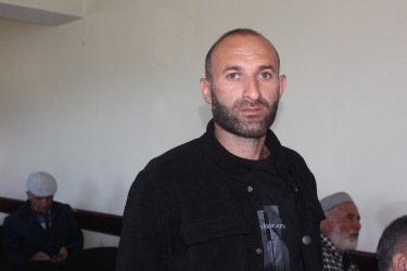 Balakən Rayon İcra Hakimiyyətinin başçısı İslam Rzayev  Talalar kəndində sakinlərlə görüşüb