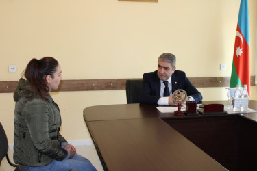 Balakən Rayon İcra Hakimiyyətinin başçısı Natiq Ağayev 11 mart 2026-cı il tarixində vətəndaş qəbulu keçirib
