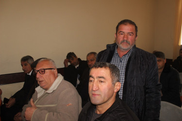 Balakən Rayon İcra Hakimiyyətinin başçısı Meşəşambul  kəndində sakinlərlə görüşüb