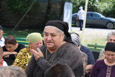 Balakən Rayon İcra Hakimiyyətinin başçısı Natiq Ağayev sakinlərlə görüşüb