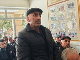 Balakən Rayon İcra Hakimiyyətinin başçısı Natiq Ağayev Qasbinə kəndində sakinlərlə görüşüb