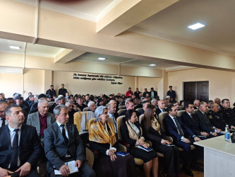 Balakən Rayon İcra Hakimiyyətinin başçısı Natiq Ağayev  növbəti səyyar qəbulu Şərif kəndində keçirib   