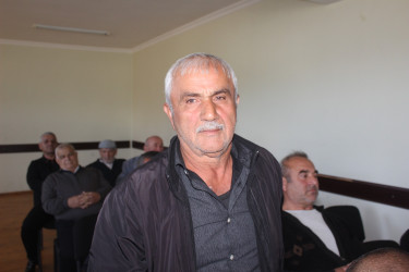 Balakən Rayon İcra Hakimiyyətinin başçısı İslam Rzayev  Talalar kəndində sakinlərlə görüşüb
