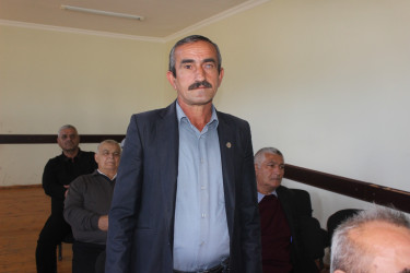 Balakən Rayon İcra Hakimiyyətinin başçısı İslam Rzayev  Talalar kəndində sakinlərlə görüşüb