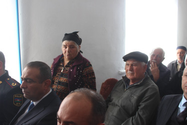 Balakən Rayon İcra Hakimiyyətinin başçısı Natiq Ağayev Kortala kəndində səyyar qəbul keçirib