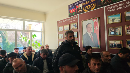 Balakən Rayon İcra Hakimiyyətinin başçısı Natiq Ağayev vətəndaşlarla növbəti görüş keçirib