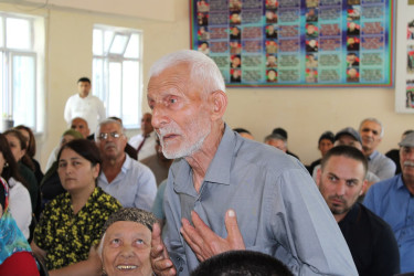 Balakən Rayon İcra Hakimiyyətinin başçısı növbəti səyyar qəbulu Cederovtala kəndində keçirib