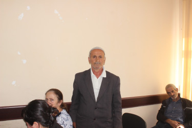 Balakən Rayon İcra Hakimiyyətinin başçısı İslam Rzayev  növbəti səyyar qəbulu Şambul kəndində keçirib