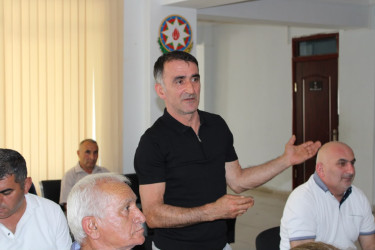 Balakən Rayon İcra Hakimiyyətinin başçısı növbəti səyyar qəbulu Katex kəndində keçirib