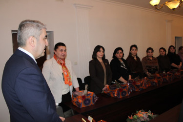 Balakəndə 8 Mart - Beynəlxalq Qadınlar Günü ərəfəsində şəhid ailələri ilə görüş keçirilib