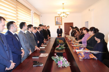 Balakəndə 8 Mart - Beynəlxalq Qadınlar Günü ərəfəsində şəhid ailələri ilə görüş keçirilib