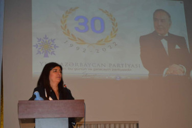 Yeni Azərbaycan Partiyasının  təsis edilməsinin 30 illiyinə həsr olunan tədbir keçirilib
