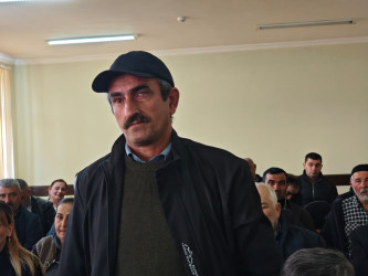 Balakən Rayon İcra Hakimiyyətinin başçısı Natiq Ağayev  Talalar kəndində sakinlərlə görüşüb