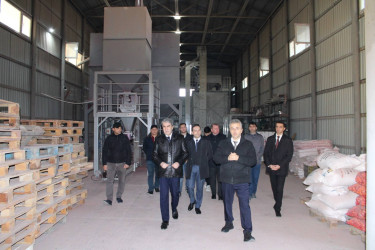 Balakən toxum paketləmə müəssisəsinin fəaliyyəti ilə də tanış olunmuşdur.