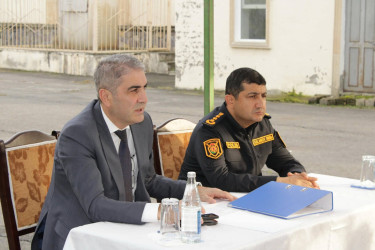 Balakən Rayon İcra Hakimiyyətinin başçısı Püştətala kəndində sakinlərlə görüşüb