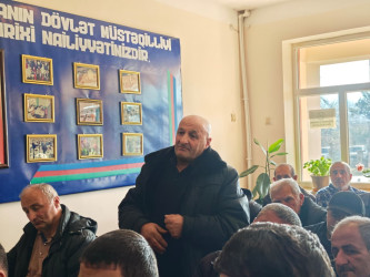 Balakən Rayon İcra Hakimiyyətinin başçısı Natiq Ağayev Mahamalar kəndində sakinlərlə görüşüb