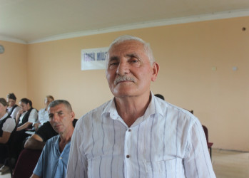 Balakən Rayon İcra Hakimiyyətinin başçısı İslam Rzayev  Püştətala kəndində sakinlərlə görüşüb