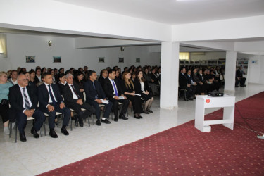 Balakəndə "Azərbaycan memarlığında Heydər Əliyev imzası”  adlı konfrans keçirilib