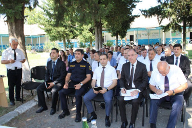 Balakən Rayon İcra Hakimiyyətinin başçısı Natiq Ağayev Şambulbinə kəndində sakinlərlə görüşüb