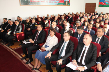 2025-ci ilin sosial-iqtisadi inkişafının yekunları və qarşıda duran vəzifələrə dair Balakən Rayon İcra Hakimiyyəti başçısının hesabat yığıncağı keçirilib