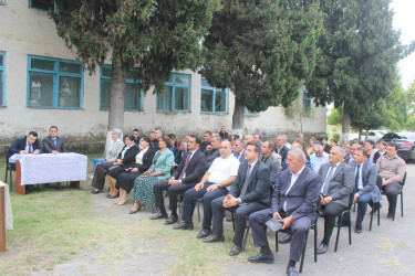 Balakən Rayon İcra Hakimiyyətinin başçısı İslam Rzayev  Tülü kəndində səyyar qəbul keçirib