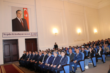 Balakəndə Ümummilli Lider Heydər Əliyevin anadan olmasının 103-cü ildönümünə həsr edilmiş növbəti tədbir keçirilib