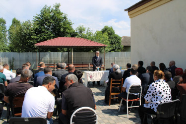 Növbəti səyyar qəbul İsaxlıgirmə kəndində keçirilib