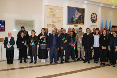 Balakəndə Dövlət Bayrağı Günü ilə əlaqədar tədbir keçirilib