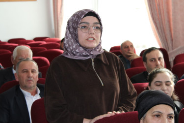 Balakən rayonunda kiçik sahibkarlıq fəaliyyəti ilə məşğul olan sahibkarlarla görüş keçirildi.