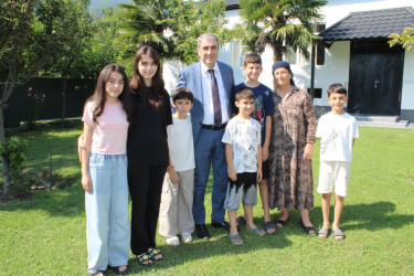 Balakən Rayon İcra Hakimiyyətinin başçısı Natiq Ağayev sakinlərlə görüşüb