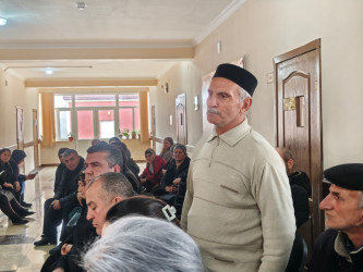 Balakən Rayon İcra Hakimiyyətinin başçısı Natiq Ağayev növbəti səyyar qəbulunu Şambul kəndində keçirib