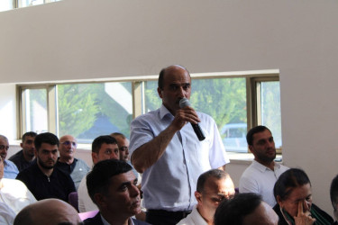 İqtisadiyyat nazirinin birinci müavini Balakəndə sahibkarlarla görüşüb