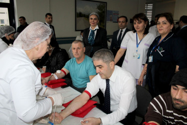 Balakəndə qanvermə aksiyası keçirilib