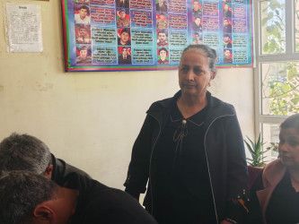 Balakən Rayon İcra Hakimiyyətinin başçısı Natiq Ağayev Gülüzanbinə kəndində sakinlərlə görüşüb