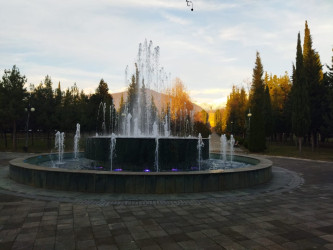 Heydər Əliyev adına mədəniyyət və istirahət parkındakı fontan təmir edilib