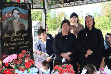 Vətən müharibəsi şəhidi Cavid Yüzbaşiyevin əziz xatirəsi ehtiramla yad edilib