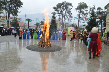 Balakəndə  baharın gəlişi böyük sevinc və təntənə ilə qeyd olunub