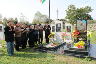 Vətən müharibəsi şəhidi Orxan Hüseynovun əziz xatirəsi ehtiramla yad edilib