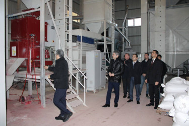 Balakən toxum paketləmə müəssisəsinin fəaliyyəti ilə də tanış olunmuşdur.