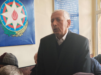 Balakən Rayon İcra Hakimiyyətinin başçısı Natiq Ağayev  Meşəşambul kəndində səyyar qəbul keçirib