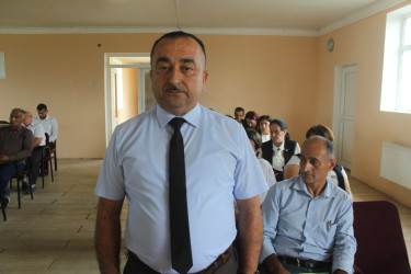Balakən Rayon İcra Hakimiyyətinin başçısı İslam Rzayev  Püştətala kəndində sakinlərlə görüşüb