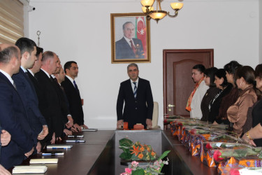 Balakəndə 8 Mart - Beynəlxalq Qadınlar Günü ərəfəsində şəhid ailələri ilə görüş keçirilib