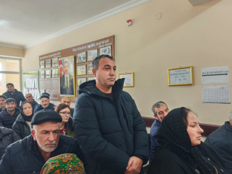 Balakən Rayon İcra Hakimiyyətinin başçısı Natiq Ağayev növbəti səyyar qəbulunu Şambul kəndində keçirib