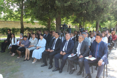 Balakən RİH-in başçısı İslam Rzayev  vətəndaşlarla görüş keçirib