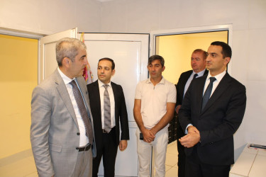 Balakən Rayon İcra Hakimiyyətinin başçısı Natiq Ağayev yeni yaradılacaq intensiv bağçılıqla tanış olub